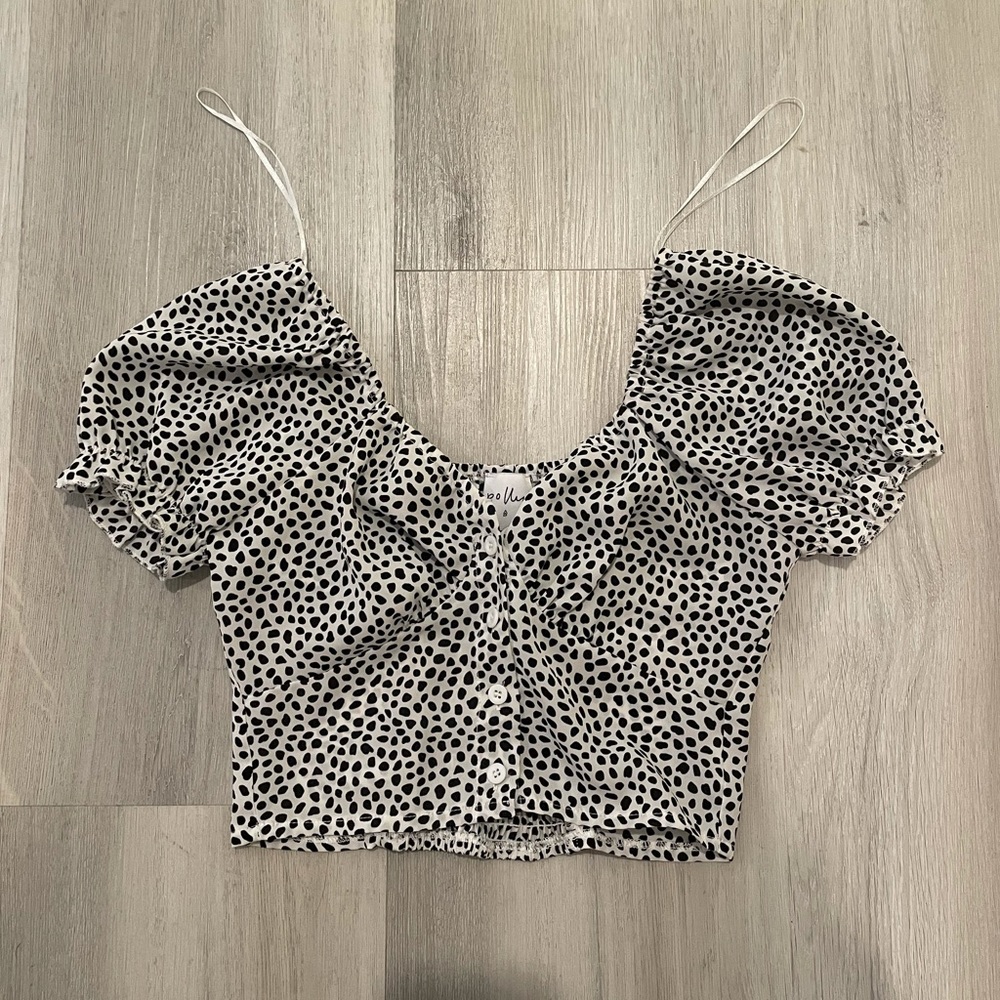 Princess Polly Polka Dot Crop Top